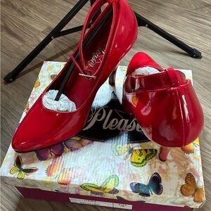 Pleaser Women's Red Heels